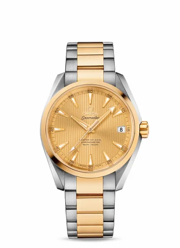 Omega Seamaster Aqua Terra 150M Master Co-Axial 38.5 Stainless Steel / Yellow Gold / Champagne 231.20.39.21.08.001 (23120392108001)